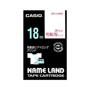 カシオ カシオネームランドテープ XR-118RD-イメージ1