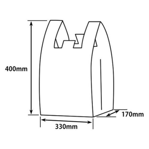 パックスタイル バイオマス弁当袋30 特大 乳白 100枚 FC259SH-00629747-イメージ4