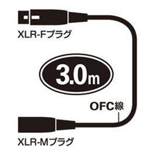 オーディオテクニカ キャノンケーブル(3．0m) ATL458A/3.0-イメージ1