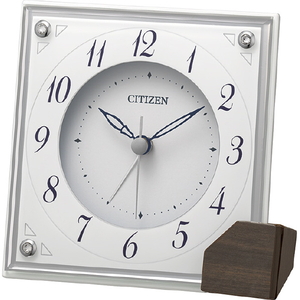 リズム時計 置時計 CITIZEN 白 8RG625-003-イメージ1