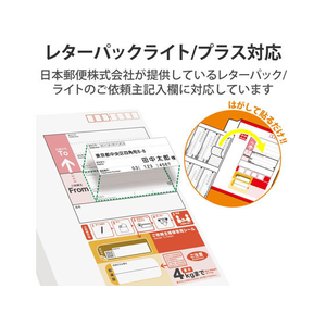 エレコム 宛名シール 依頼主用 160枚分 FCB4565-EDT-LPSE820-イメージ3