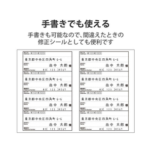 エレコム 宛名シール 依頼主用 160枚分 FCB4565-EDT-LPSE820-イメージ5