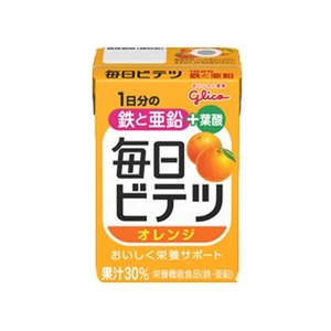 江崎グリコ 毎日ビテツ オレンジ 100mL FCM5431-イメージ1