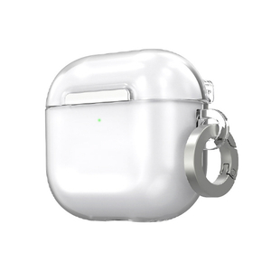 araree AirPods 4用ハードクリアケース Nu:kin クリア AR27403AP4-イメージ1