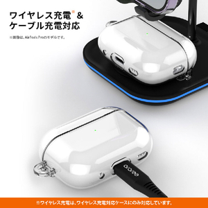 araree AirPods 4用ハードクリアケース Nu:kin クリア AR27403AP4-イメージ10