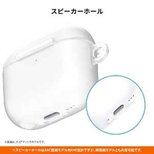 araree AirPods 4用ハードクリアケース Nu:kin クリア AR27403AP4-イメージ9