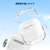 araree AirPods 4用ハードクリアケース Nu:kin クリア AR27403AP4-イメージ8