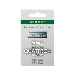 シック クアトロ4 チタニウム 替刃 4個 FC062MP-イメージ1