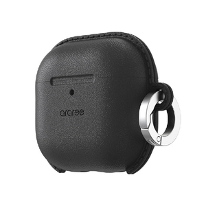 araree AirPods 4用ソフトケース POPS ブラック AR27404AP4-イメージ1