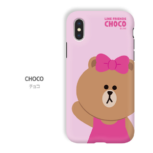 LINE FRIENDS iPhone XR用ケース DUAL GUARD ベーシック コニー KCL-DBA006-イメージ10