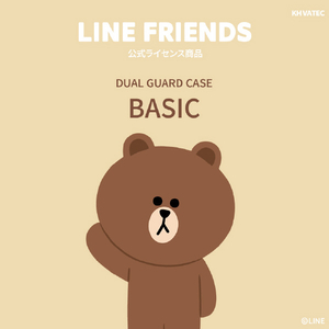 LINE FRIENDS iPhone XR用ケース DUAL GUARD ベーシック コニー KCL-DBA006-イメージ3