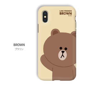 LINE FRIENDS iPhone XR用ケース DUAL GUARD ベーシック コニー KCL-DBA006-イメージ8