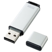 サンワサプライ USB2．0 メモリ(8GB) シルバー UFD-2AT8GSV