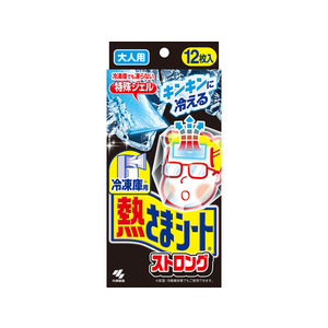 小林製薬 冷凍庫用 熱さまシート ストロング 大人用 12枚 FC12223-イメージ1