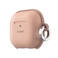 araree AirPods 4用ソフトケース POPS フラミンゴピンク AR27406AP4