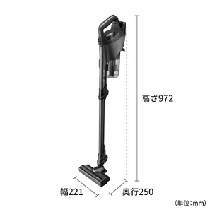 シャープ サイクロン式コードレススティッククリーナー RACTIVE Air POWER ブラック EC-PR10-B-イメージ3