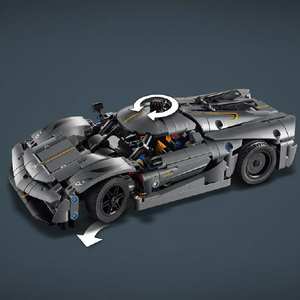 レゴジャパン LEGO テクニック 42173 Koenigsegg Jesko Absolut ハイパーカー [グレー] 42173ｹ-ﾆｸﾞｾｸﾞｼﾞｴｽｺAｸﾞﾚ--イメージ7