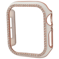 GAACAL Apple Watch Series 4-6/SE1-2 [44mm]用スワロフスキーフレーム ホワイト×ローズゴールド W00065WR4