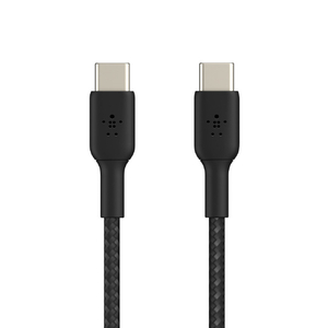 ベルキン BoostCharge USB-C to USB-C 編組ケーブル 2m ブラック CAB004BT2MBK-イメージ1