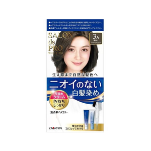 ダリヤ サロンドプロ 無香料 ヘアカラー 早染めクリーム 白髪用 3A FC751MN-イメージ1