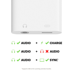 BELKIN 3．5mm Audio+Charge RockStar F8J212BTWHT-イメージ4