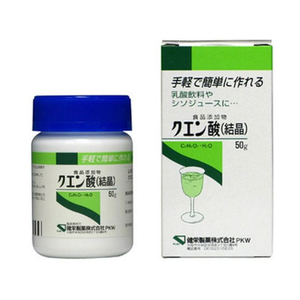 健栄製薬 クエン酸 結晶 50g FCR7464-イメージ1