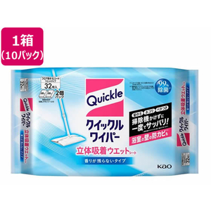 KAO クイックルワイパー 立体吸着ウエットシート 32枚×10パック FC716NW-イメージ1