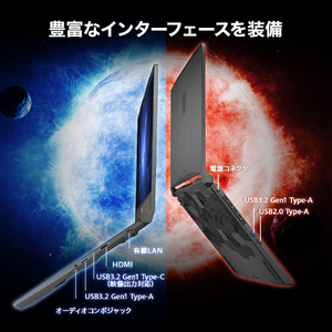 MSI ノートパソコン Katana 15 B12V ブラック KATANA-15-B12VGK-039JP-イメージ10