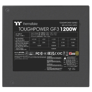 Thermaltake 電源ユニット(1200W) TOUGHPOWER GF3 1200W PCI Gen5.0 PSTPD1200FNFAGJ4-イメージ7