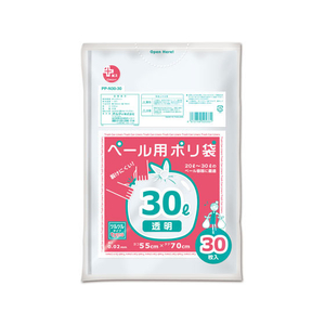 オルディ プラスプラス ペール用 透明 30L 30枚 FC79044-PP-N30-30-イメージ1