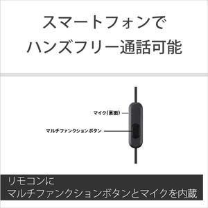 SONY 密閉型インナーイヤーヘッドフォン アクアバイオレット MDR-EX15APV-イメージ2