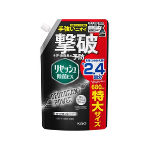 KAO リセッシュ除菌EX デオドラントパワー 香りが残らない替680mL FCA6761-イメージ1