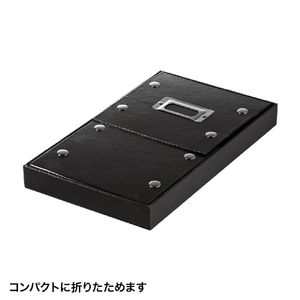 サンワサプライ 組み立て式CD BOX(W165mm) ブラック FCD-MT3BKN-イメージ4