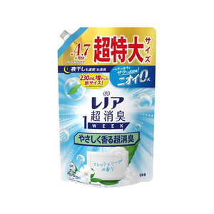 Ｐ＆Ｇ レノア超消臭1week フレッシュソープ香り 超特大 1510mL FC050ST-イメージ1