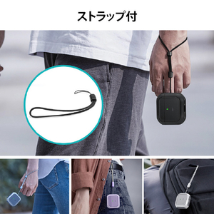 ESR AirPods 4用MagSafe対応ハイブリッドケース ORBIT ブラック ES27430AP4-イメージ12