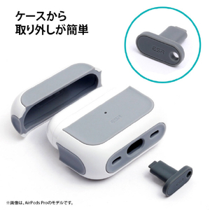 ESR AirPods 4用MagSafe対応ハイブリッドケース ORBIT ブラック ES27430AP4-イメージ13