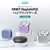 ESR AirPods 4用MagSafe対応ハイブリッドケース ORBIT ブラック ES27430AP4-イメージ4