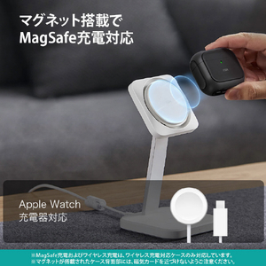 ESR AirPods 4用MagSafe対応ハイブリッドケース ORBIT ブルー ES27432AP4-イメージ5