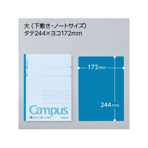 コクヨ キャンパス 青色シートで覚える暗記用シート PM-MS322-S FC502SN-PM-MS322-S-イメージ6