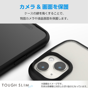 エレコム arrows We2用TOUGH SLIM LITE フレームカラー ストラップホールシート付 ブラック PM-F241TSLFCBK-イメージ5