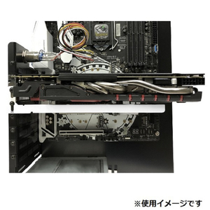 長尾製作所 VGAサポートステイ PCI ホワイト N-VGASTAY-WHITE-イメージ3