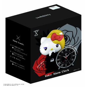 SEIKO 目覚まし時計 yoshikitty 黒 JF385A-イメージ7