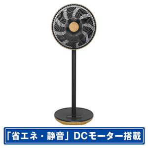 SKジャパン DCモーター搭載リモコン付リビング扇風機 木目 SKJ-SY30DC(M)-イメージ1