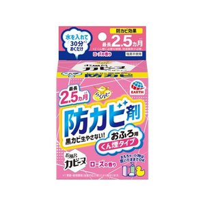 アース製薬 らくハピ お風呂カビーヌ ローズの香り 1個 FCT9260-イメージ1