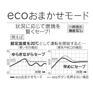 ダイニチ 木造9畳 コンクリート12畳まで 石油ファンヒーター ブルーヒーター ムーンホワイト FW-3224NC-W-イメージ3