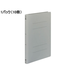 コクヨ フラットファイルPP A4タテ とじ厚15mm グレー 10冊 1パック(10冊) F809112-ﾌ-H10M-イメージ1