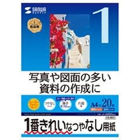 サンワサプライ インクジェット用スーパーファイン用紙(A4サイズ・20枚入り) JP-EM5NA4