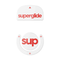 Pulsar Superglide 2 for Logicool GPro X Superlight White/Red LGSSGWR2