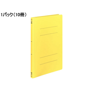 コクヨ フラットファイルPP A4タテ とじ厚15mm 黄 10冊 1パック(10冊) F809114-ﾌ-H10Y-イメージ1