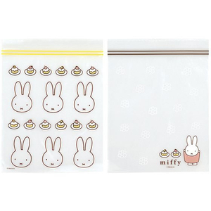 スケーター ダブルファスナー付 チャック袋 ミッフィー miffy FC127PS-CPF20-イメージ1